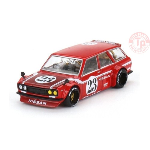 DATSUN KAIDO 510 WAGON CARBON FIBER V2-RED 1/64 KHMG063 MINI GT
