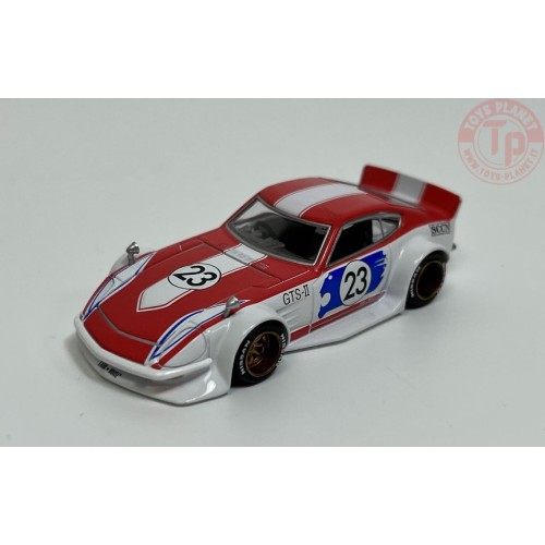 NISSAN FAIRLADY Z KAIDO GT OMORI WORKS-WHITE/BLUE/RED 1/64 KHMG046 Mini Gt
