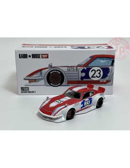 NISSAN FAIRLADY Z KAIDO GT OMORI WORKS-WHITE/BLUE/RED 1/64 KHMG046 Mini Gt