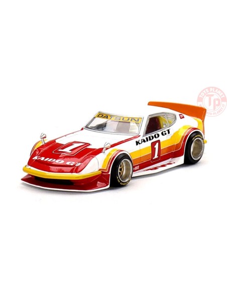 DATSUN KAIDO FAIRLADY Z KAIDO GT V1-WHITE/RED/ORANGE 1/64 KHMG029 MINI GT