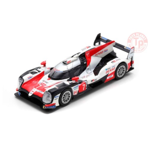 TOYOTA TS050 HYBRID NO.7 TOYOTA GAZOO RACING 2ND 24H LE MANS 2018-M.CONWAY/K.KOBAYASHI/J.M,LOPEZ 1/64 SPA-Y134 SPARK 1:64