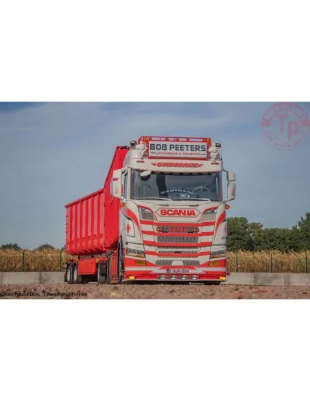 SCANIA R NORMAL 6X2 TAG AXLE RIGED DRAWBAR TRUCK WITH HOOKLIFT SYSTEM - 3 AXLE + HOOKLIFT CONTAINER 40M3 - BOB PEETERS WSI 01... SCANIA R NORMAL 6X2 TAG AXLE RIGED DRAWBAR TRUCK WITH HOOKLIFT SYSTEM - 3 AXLE + HOOKLIFT CONTAINER 40M3 - BOB PEETERS WSI 01...