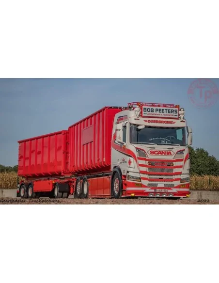 SCANIA R NORMAL 6X2 TAG AXLE RIGED DRAWBAR TRUCK WITH HOOKLIFT SYSTEM - 3 AXLE + HOOKLIFT CONTAINER 40M3 - BOB PEETERS WSI 01... SCANIA R NORMAL 6X2 TAG AXLE RIGED DRAWBAR TRUCK WITH HOOKLIFT SYSTEM - 3 AXLE + HOOKLIFT CONTAINER 40M3 - BOB PEETERS WSI 01...