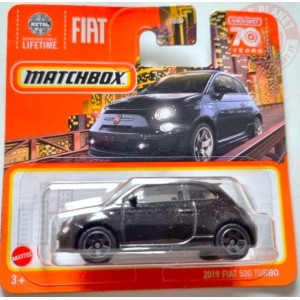 2019 FIAT 500 TURBO 1/64 MATCHBOX HLD05 MATCHBOX