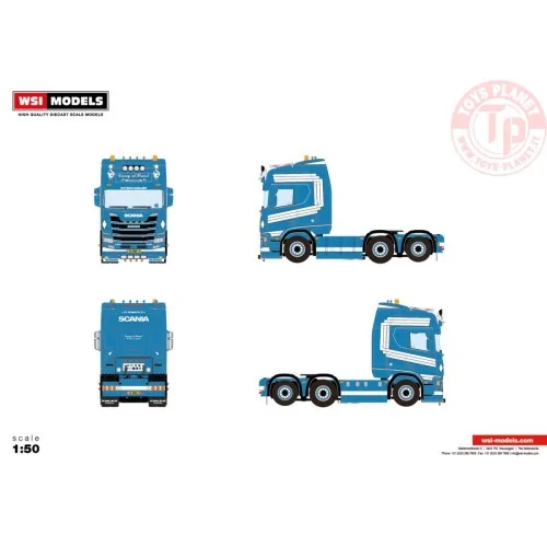 SCANIA R HIGHLINE CR20H 6X2 TAG AXLE DANNY VAN DEN HEUVEL WSI 01-3974 WSI MODELS