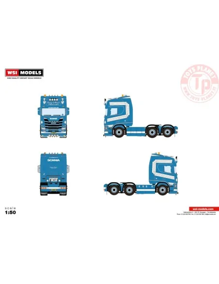 SCANIA R HIGHLINE CR20H 6X2 TAG AXLE DANNY VAN DEN HEUVEL WSI 01-3974 WSI MODELS