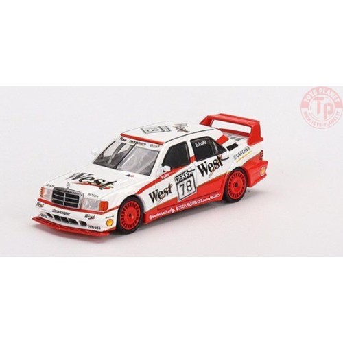 MERCEDES-BENZ 190E 2.5-16 EVOLUTION II-1991 DTM LOHR-WHITE/RED 1/64 MGT00395-MJ MINI GT