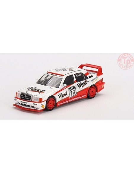 MERCEDES-BENZ 190E 2.5-16 EVOLUTION II-1991 DTM LOHR-WHITE/RED 1/64 MGT00395-MJ MINI GT