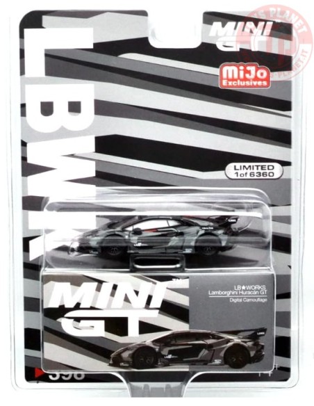 LAMBORGHINI HURACAN GT-LB WORKS-DIGITAL CAMOUFLAGE 1/64 MGT00398-MJ MINI GT