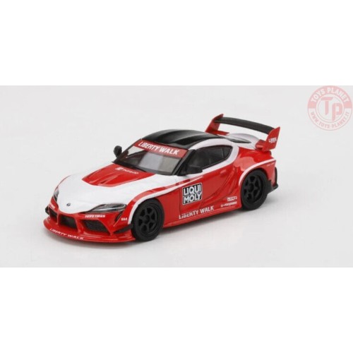 TOYOTA GR SUPRA-LB WORKS-LIQUI MOLY-RED/WHITE 1/64 MGT00290-MJ MINI GT