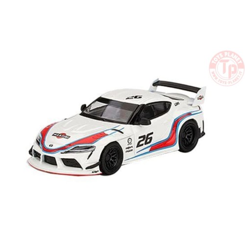 TOYOTA GR SUPRA-MARTINI RACING-LB WORKS-WHITE/RED/BLUE 1/64 MGT00296-MJ MINI GT
