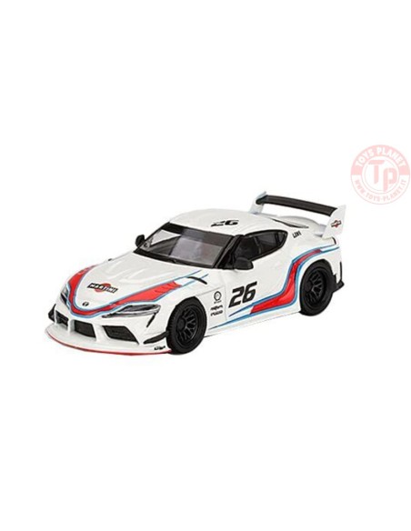 TOYOTA GR SUPRA-MARTINI RACING-LB WORKS-WHITE/RED/BLUE 1/64 MGT00296-MJ MINI GT