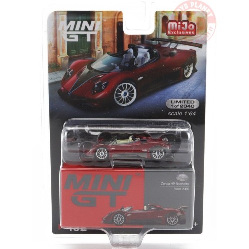 PAGANI ZONDA HP BARCHETTA-ROSSO DUBAI 1/64 MGT00432-MJ Mini Gt