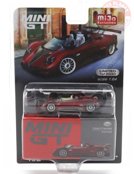 PAGANI ZONDA HP BARCHETTA-ROSSO DUBAI 1/64 MGT00432-MJ Mini Gt