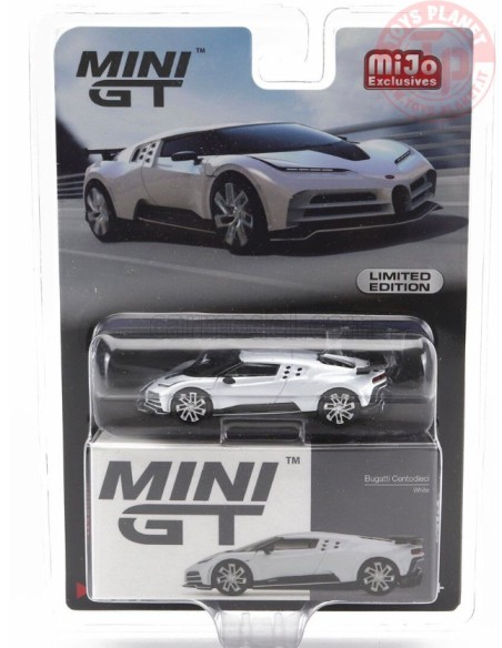 BUGATTI CENTODIECI-WHITE 1/64 MGT00337-MJ MINI GT