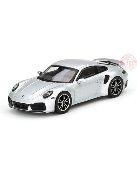 PORSCHE 911 TURBO S-GT SILVER METALLIC 1/64 MGT00354-MJ MINI GT