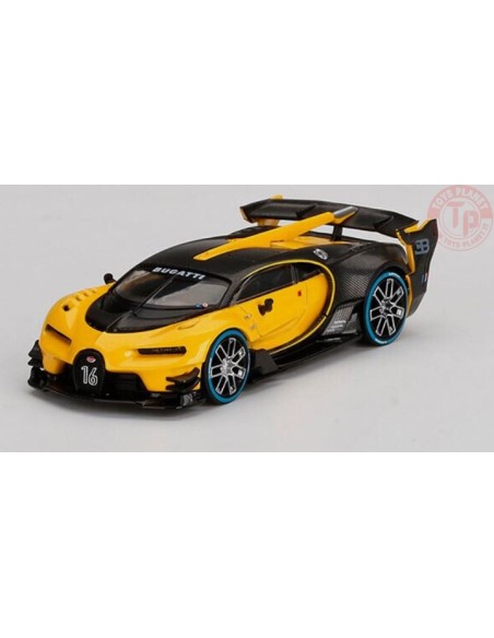 BUGATTI VISION GRAN TURISMO-YELLOW/BLACK 1/64 MGT00317-MJ MINI GT BUGATTI VISION GRAN TURISMO-YELLOW/BLACK 1/64 MGT00317-MJ MINI GT