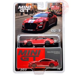 SHELBY GT500 SE WIDEBODY-FORD RACE RED 1/64 MGT00389-MJ MINI GT