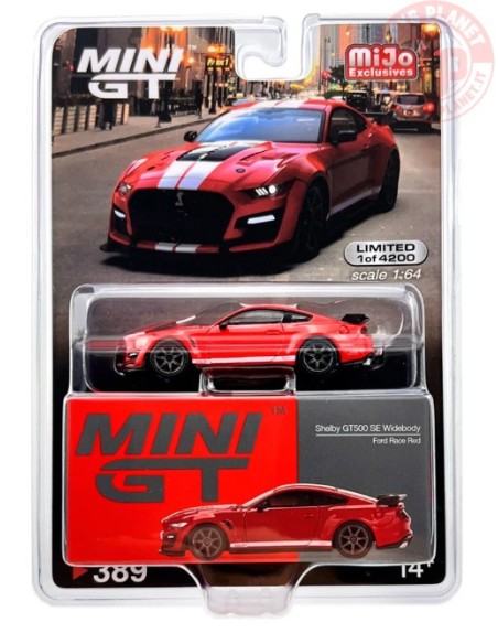 SHELBY GT500 SE WIDEBODY-FORD RACE RED 1/64 MGT00389-MJ MINI GT