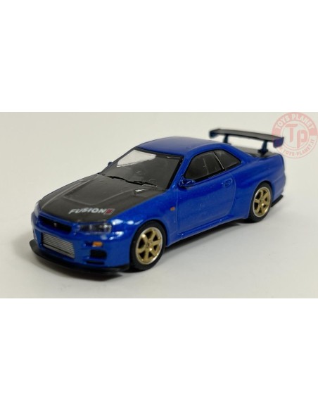 NISSAN SKYLINE GT-R TOP SECRET-BAYSIDE BLUE 1/64 MGT00531-R MINI GT NISSAN SKYLINE GT-R TOP SECRET-BAYSIDE BLUE 1/64 MGT00531-R MINI GT