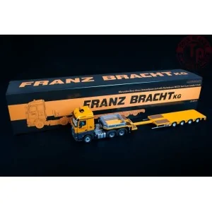 MERCEDES-BENZ AROCS STREAMSPACE 6X4 WITH NOOTEBOOM MCOS 4-AXLE SEMI LOW LOADER FRANZ BRACHT IMC MODELS 32-0213 IMC MODELS