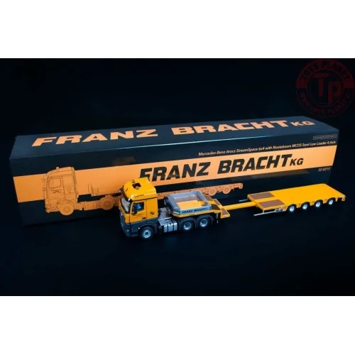 MERCEDES-BENZ AROCS STREAMSPACE 6X4 WITH NOOTEBOOM MCOS 4-AXLE SEMI LOW LOADER FRANZ BRACHT IMC MODELS 32-0213 IMC MODELS