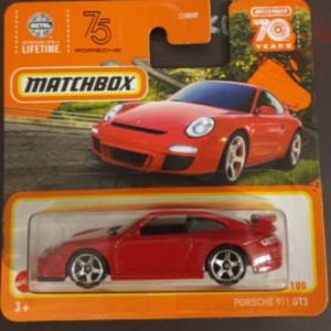 PORSCHE 911 GT3 1/64 MATCHBOX HLC89 MATCHBOX