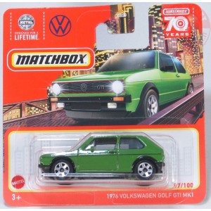 1976 VOLKSWAGEN GOLF GTI MKI 1/64 MATCHBOX HLC96 MATCHBOX