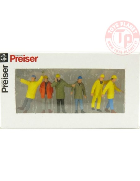 figurini da cantiere scala 1:50 68214 PREISER FIGURINI E ACCESSORI
