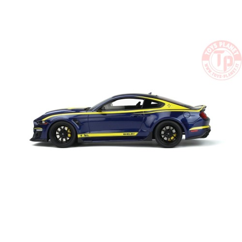 SHELBY MUSTANG SUPER SNAKE COUPE BLUE 2021 1:18 GT871 GT SPIRIT