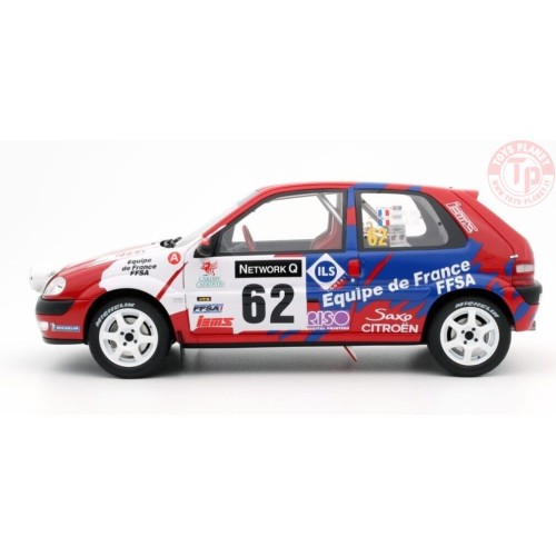 CITROËN SAXO VTS RED N62 S. LOEB RALLY RAC 2000 1:18 OT978 OTTOMOBILE