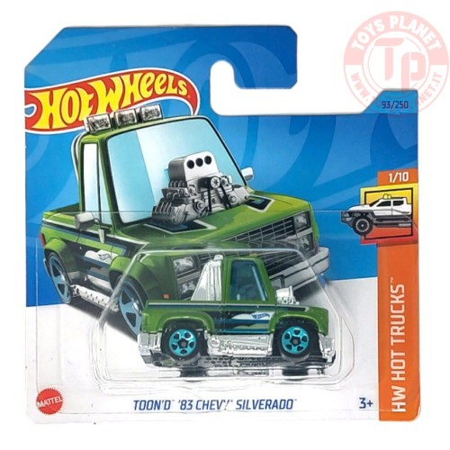 TOON'D '83 CHEVY SILVERADO 1/64 HOT WHEELS HKH98 HOT WHEELS