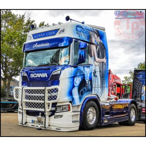 SCANIA S HIGHLINE CS20H 4X2 KENNY COIN (DE GREY) WSI 01-4019 WSI MODELS