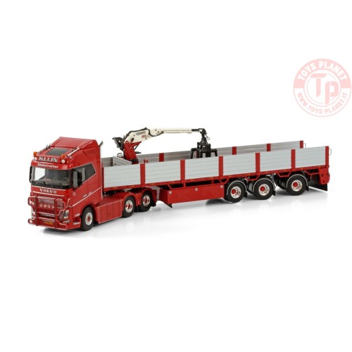 VOLVO FH4 GLOBETROTTER 6X2 TAG AXLE BRICK TRAILER - 3 AXLE KLIJN WSI 01-4024 WSI MODELS