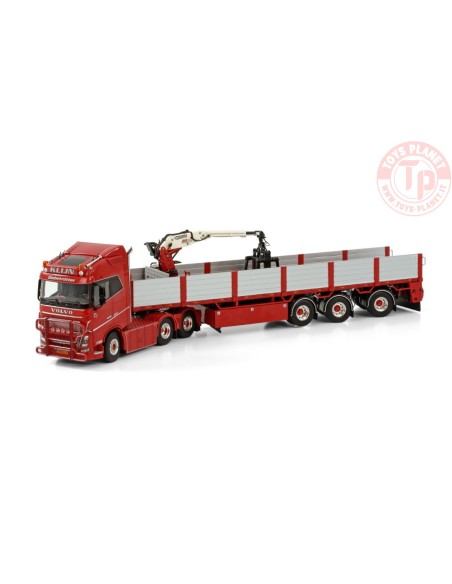 VOLVO FH4 GLOBETROTTER 6X2 TAG AXLE BRICK TRAILER - 3 AXLE KLIJN WSI 01-4024 WSI MODELS