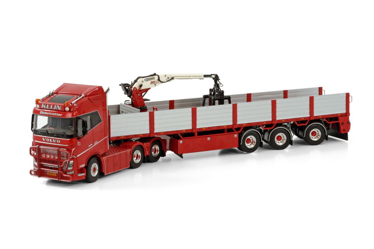 WSI 01-4024 VOLVO FH4 GLOBETROTTER 6X2 TAG AXLE BRICK TRAILER - 3 A