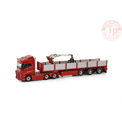 VOLVO FH4 GLOBETROTTER 6X2 TAG AXLE BRICK TRAILER - 3 AXLE KLIJN WSI 01-4024 WSI MODELS