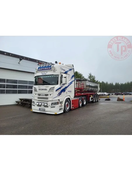 SCANIA CR20H HIGHLINE 6X2 HALFPIPE TIPPER TRAILER - 3 AXLE MARTEMOEN WSI 01-4067 WSI MODELS SCANIA CR20H HIGHLINE 6X2 HALFPIPE TIPPER TRAILER - 3 AXLE MARTEMOEN WSI 01-4067 WSI MODELS