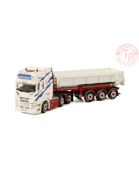 SCANIA CR20H HIGHLINE 6X2 HALFPIPE TIPPER TRAILER - 3 AXLE MARTEMOEN WSI 01-4067 WSI MODELS SCANIA CR20H HIGHLINE 6X2 HALFPIPE TIPPER TRAILER - 3 AXLE MARTEMOEN WSI 01-4067 WSI MODELS