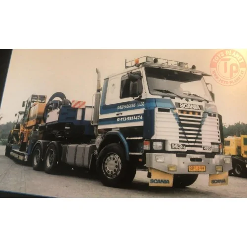 SCANIA 3 SERIES 6X4 LOW LOADER I EURO - 4 AXLE Schoones B.V. WSI 01-4031 INDUSTRIAL MODELS 1:50