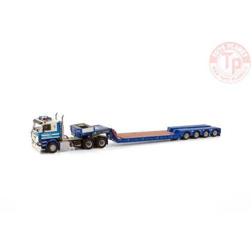 SCANIA 3 SERIES 6X4 LOW LOADER I EURO - 4 AXLE Schoones B.V. WSI 01-4031 MODELLISMO INDUSTRIALE 1:50