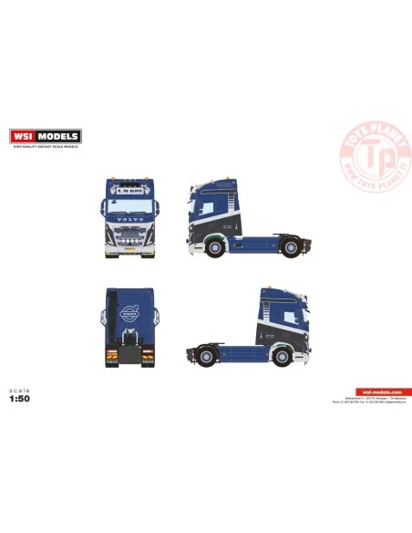 VOLVO FH5 GLOBETROTTER XL 4X2 ROLAND DE BLOCK WSI 01-4056 WSI MODELS VOLVO FH5 GLOBETROTTER XL 4X2 ROLAND DE BLOCK WSI 01-4056 WSI MODELS