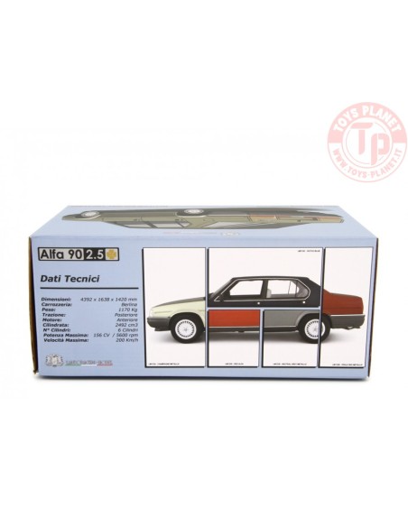 ALFA ROMEO ALFA 90 2.5 INIEZIONE QUADRIFOGLIO ORO E.E. 1985 - ROSSO - 1:18 LM133D LAUDORACING