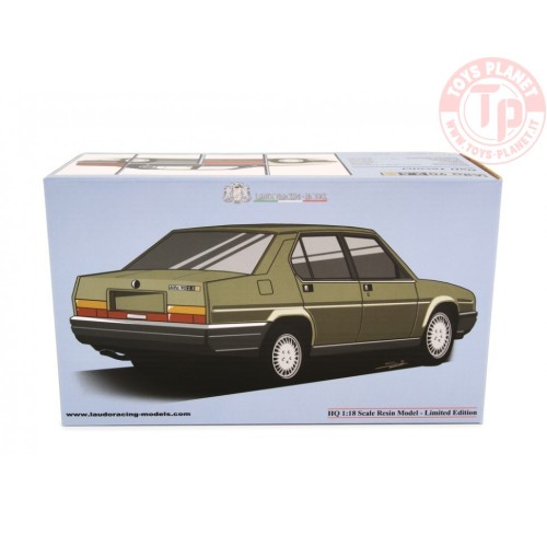 ALFA ROMEO ALFA 90 2.5 INIEZIONE QUADRIFOGLIO ORO E.E. 1985 - ROSSO - 1:18 LM133D LAUDORACING
