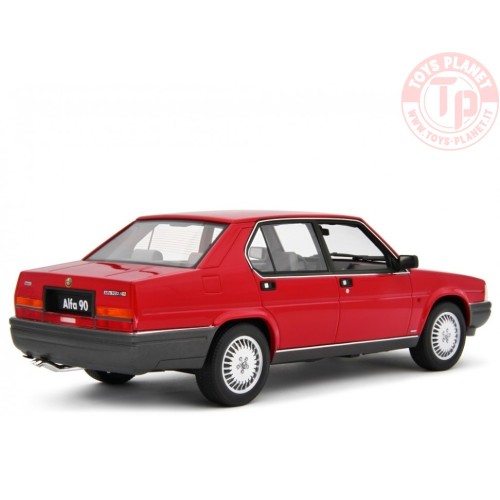 ALFA ROMEO ALFA 90 2.5 INIEZIONE QUADRIFOGLIO ORO E.E. 1985 - ROSSO - 1:18 LM133D LAUDORACING