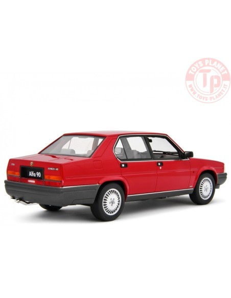 ALFA ROMEO ALFA 90 2.5 INIEZIONE QUADRIFOGLIO ORO E.E. 1985 - ROSSO - 1:18 LM133D LAUDORACING