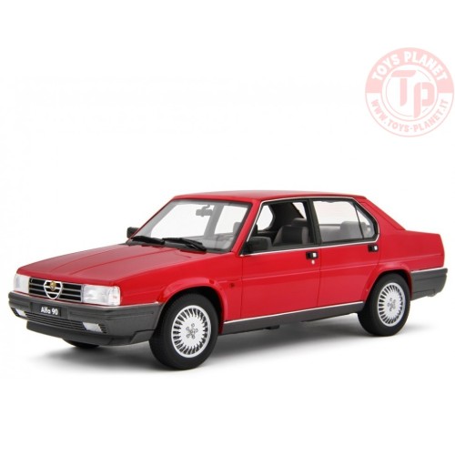 ALFA ROMEO ALFA 90 2.5 INIEZIONE QUADRIFOGLIO ORO E.E. 1985 - ROSSO - 1:18 LM133D LAUDORACING