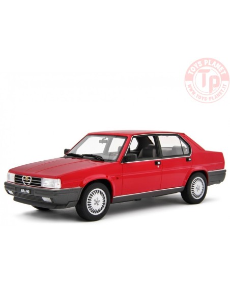 ALFA ROMEO ALFA 90 2.5 INIEZIONE QUADRIFOGLIO ORO E.E. 1985 - ROSSO - 1:18 LM133D LAUDORACING