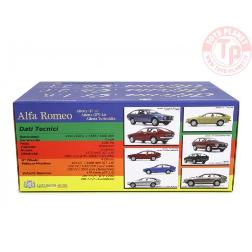 ALFA ROMEO ALFETTA GTV 2000 TURBODELTA 1979 NERO 1:18 LM130C3 LAUDORACING