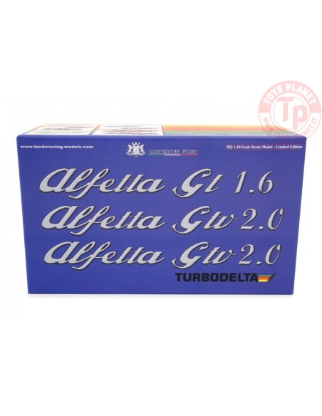 ALFA ROMEO ALFETTA GTV 2000 TURBODELTA 1979 NERO 1:18 LM130C3 LAUDORACING ALFA ROMEO ALFETTA GTV 2000 TURBODELTA 1979 NERO 1:18 LM130C3 LAUDORACING